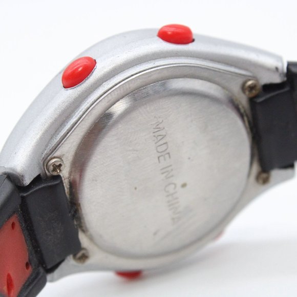 Vintage Kit Kat Digital Watch Mens Gray Stainless Steel Retro Alarm Rare 90's - Picture 8 of 9